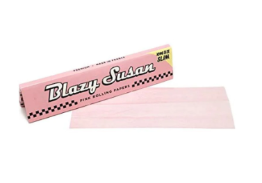 Blazy Susan Rolling Papers, King Slim, in Pink