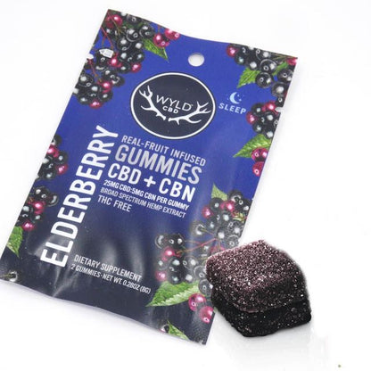 Wyld CBD 2pk Elderberry CBD + CBN Gummies